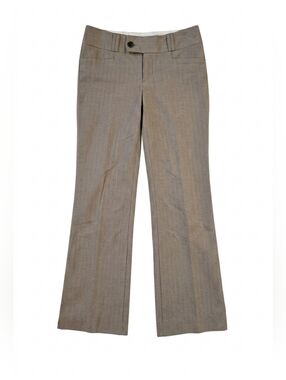 ​Banana Republic Sloan Herringbone Flare Dress Pants Taupe
